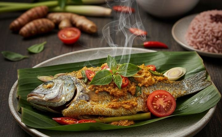 Pepes Ikan Nila Kemangi